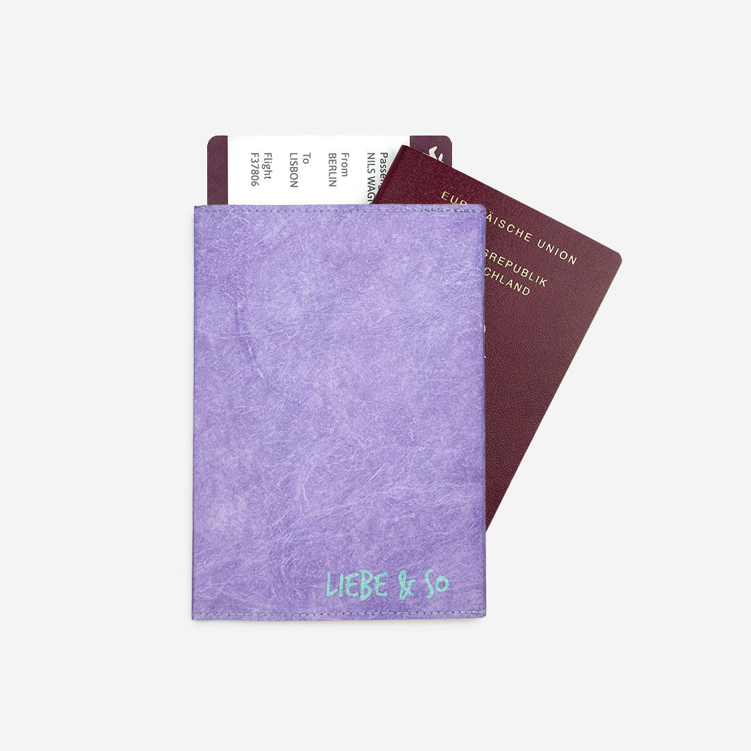 Paprcuts RFID Reisepasscover Reisepasshülle Liebe & So Tyvek vegan