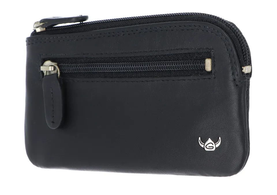 Golden Head Polo 5008 Schlüsselmäppchen Schwarz Leder