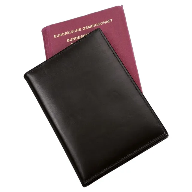 Alumaxx Passhülle RFID Document Safe Nappaleder schwarz