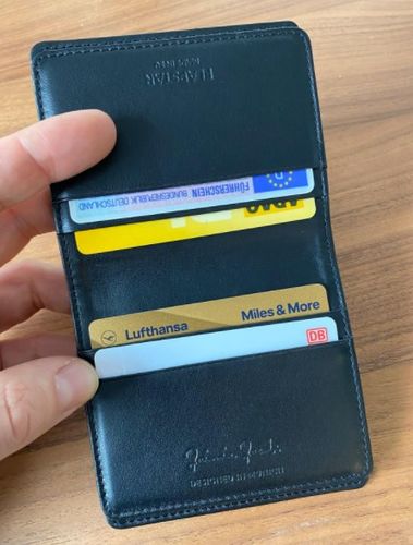 Jaimie Jacobs Flapstar Geldbörse Saffiano Brown RFID