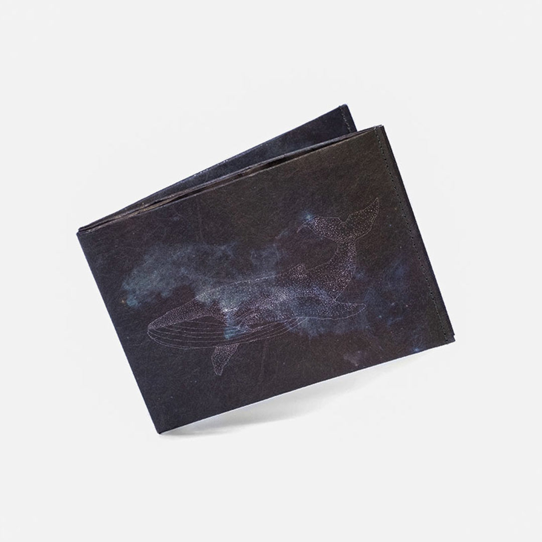 Paprcuts RFID Wallet Galactic Whale Portemonnaie Schwarz RFID-Schutz