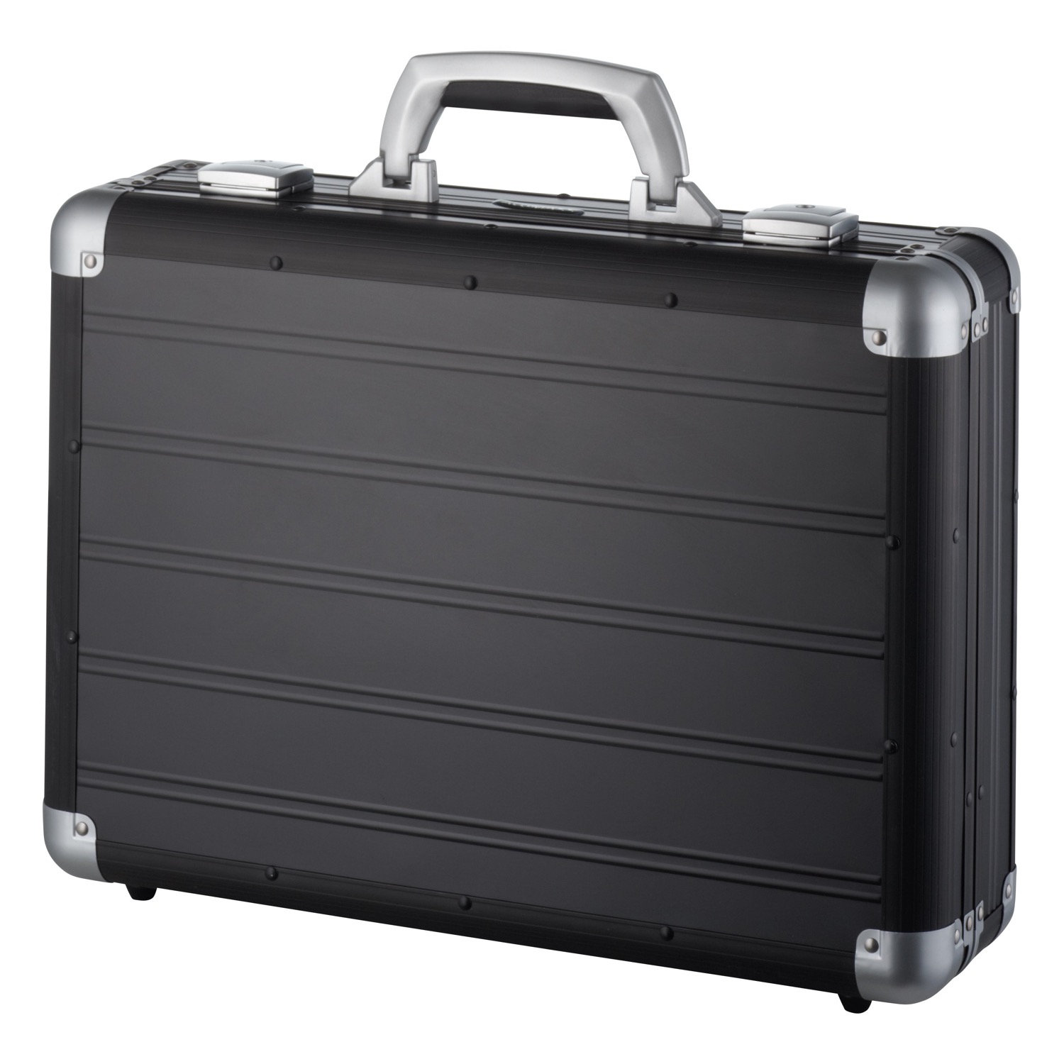 Alumaxx Venture Attaché Laptopkoffer schwarz Zweifachschloss