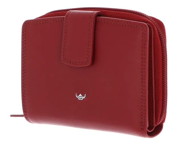 Golden Head Polo 1438 Geldbörse Rot mit Riegel RFID
