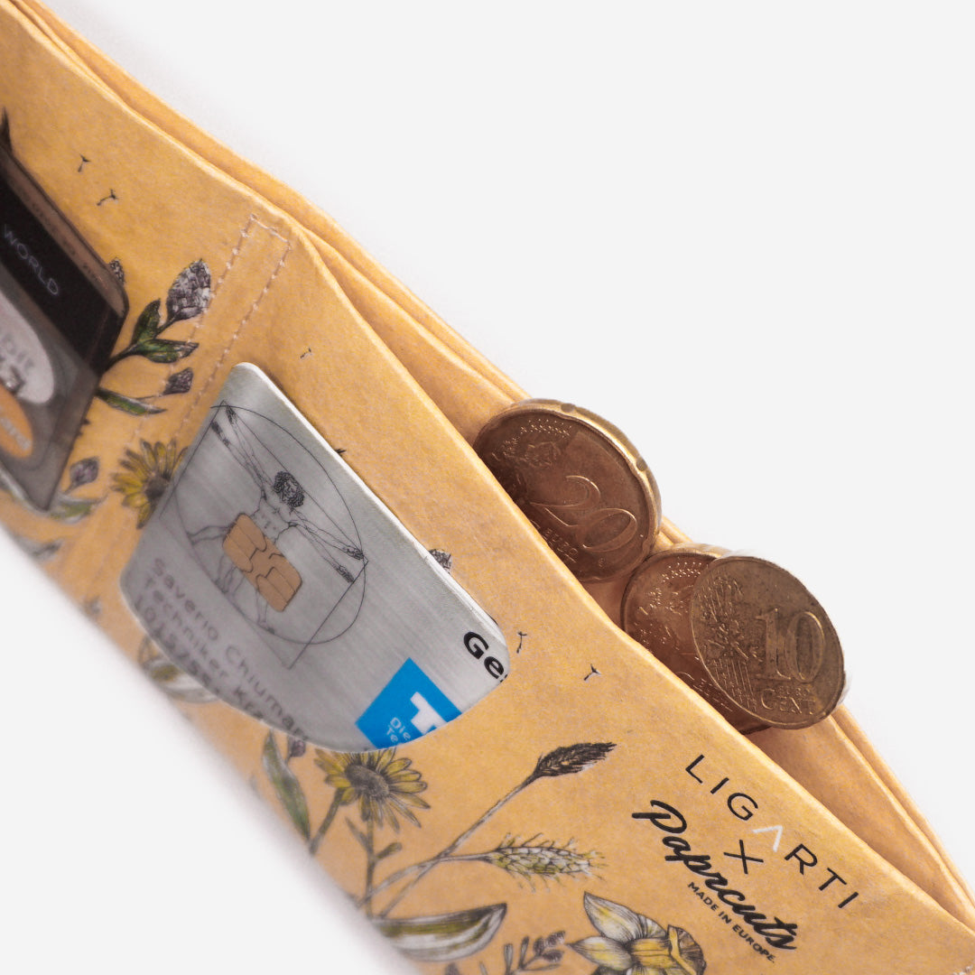 Paprcuts RFID Wallet Rita Portemonnaie Tyvek Kuh vegan