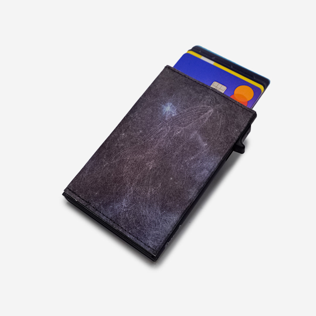 Paprcuts RFID Alu Kartenetui Galactic Whale Kartenetui schwarz
