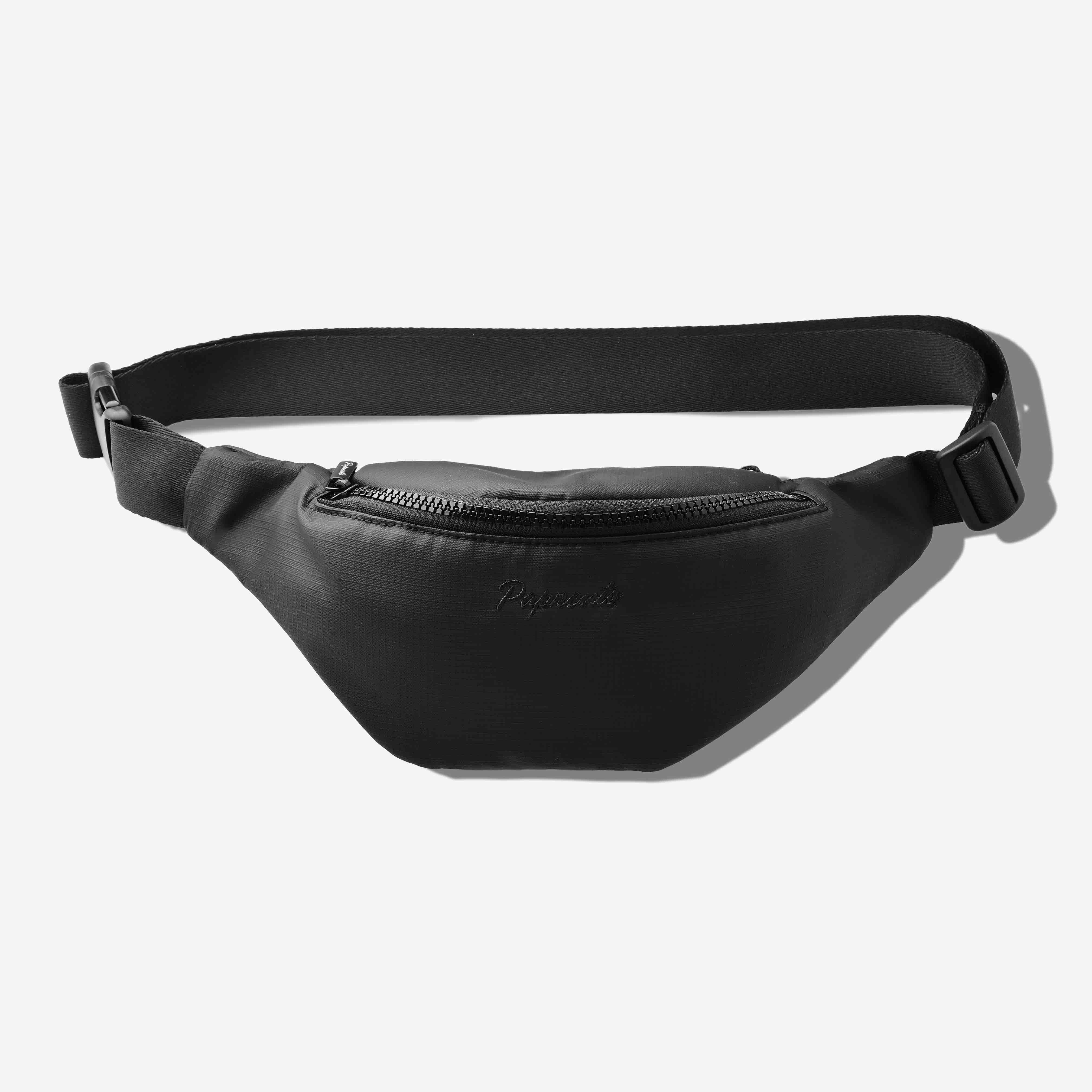 Paprcuts Bauchtasche Black Ripstop 2L wasserabweisend