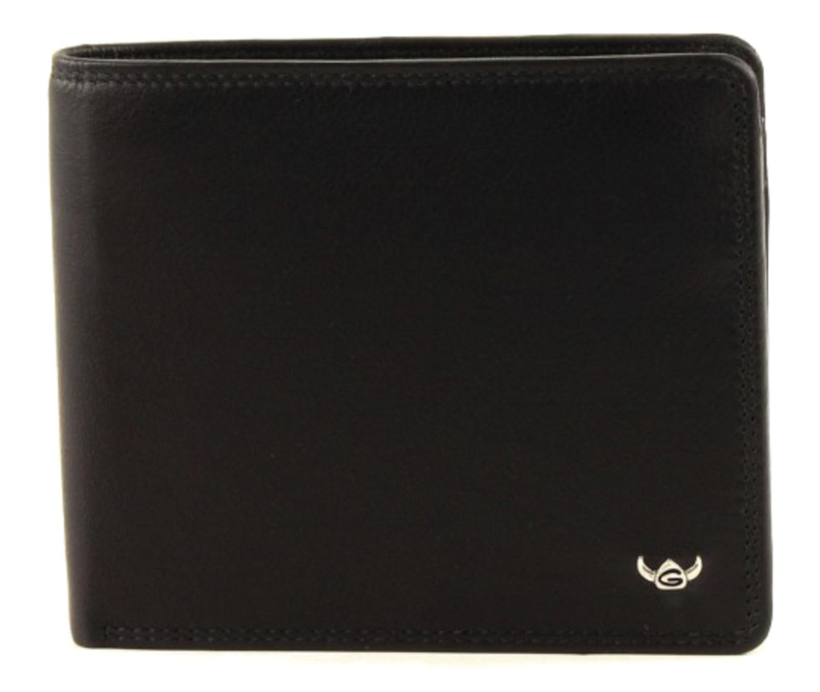 Golden Head Polo Scheintasche Geldbörse 12 cm schwarz Leder