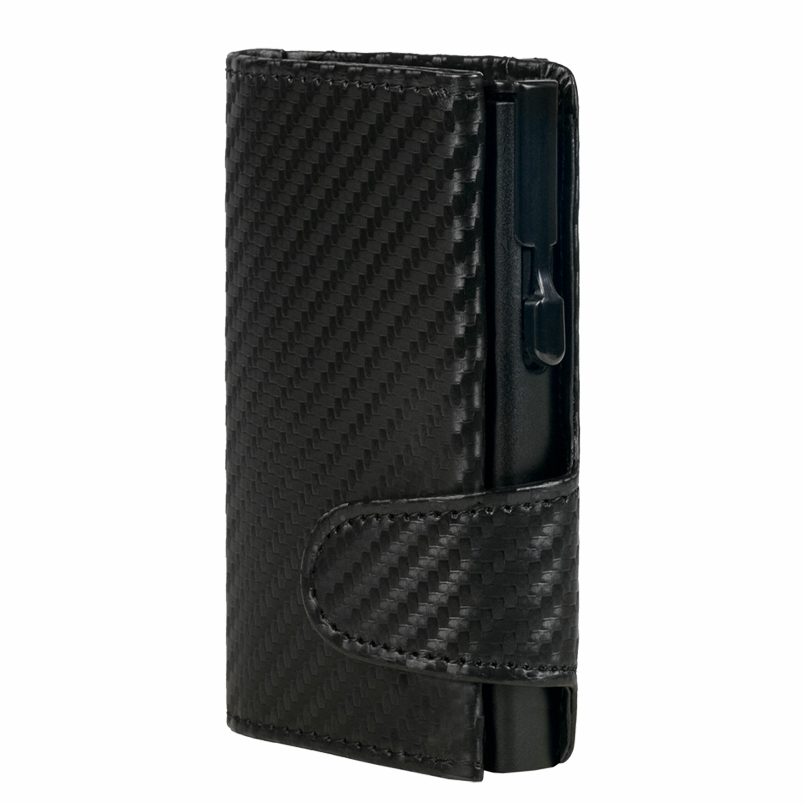Alumaxx Clicksafe Börse schwarz Carbon RFID 8 Karten