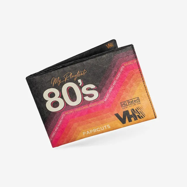 Paprcuts RFID Wallet VHS Portemonnaie Retro RFID Tyvek