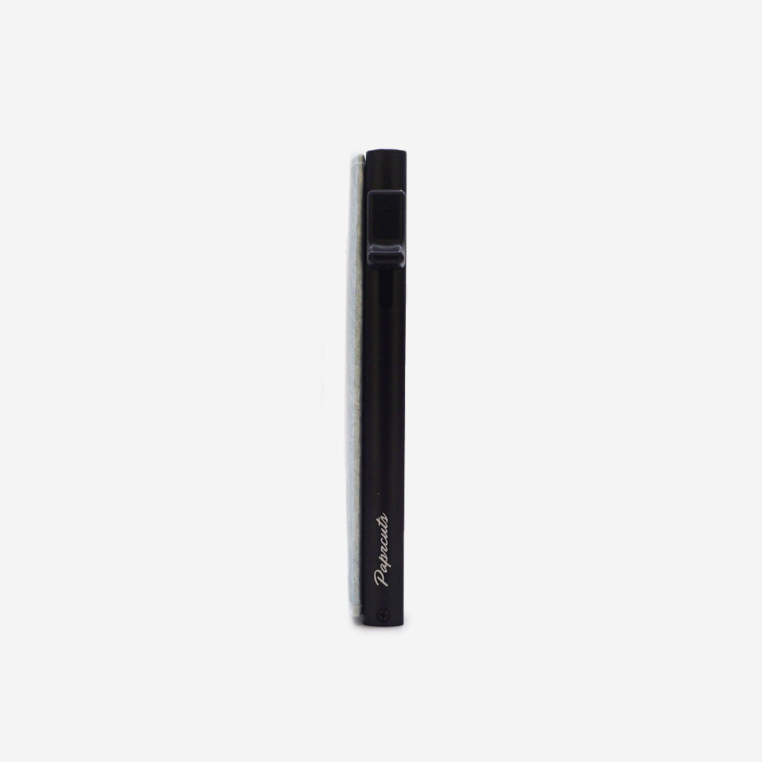 Paprcuts RFID Alu Kartenetui Sausage Dog Kartenetui blau vegan