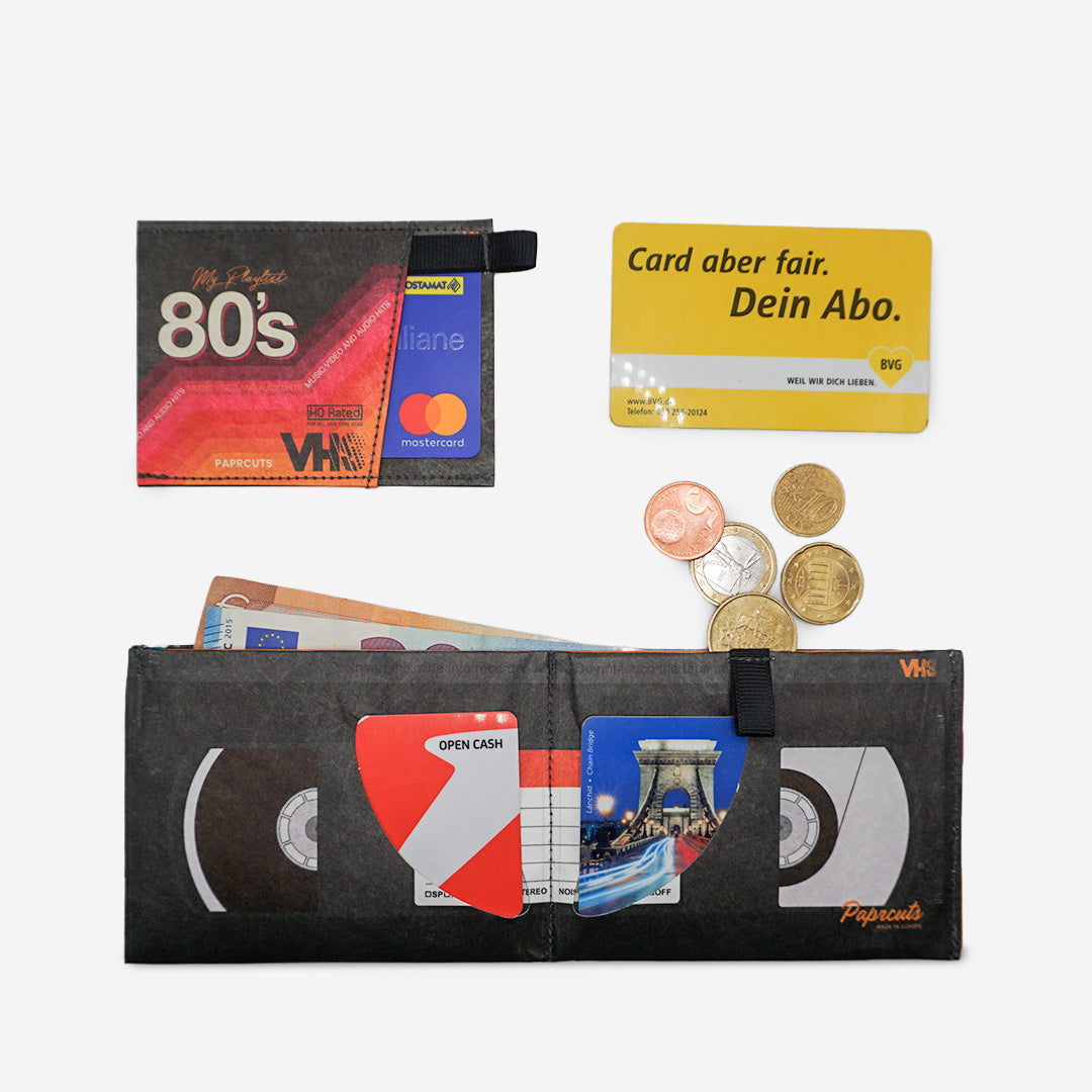 Paprcuts RFID PRO Wallet VHS Portemonnaie RFID-Schutz