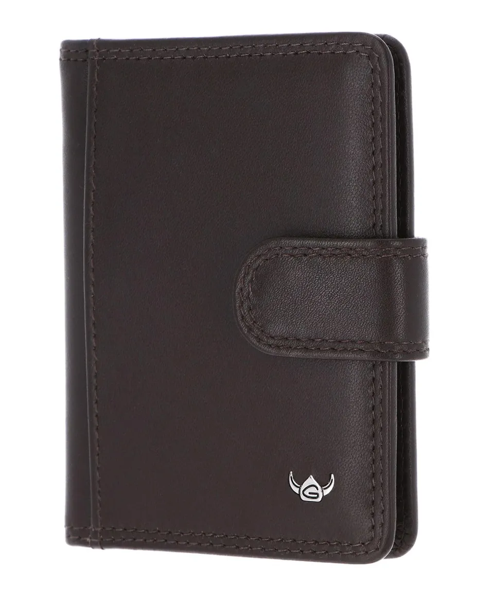 Golden Head Polo 4516 Kartenetui Dunkelbraun RFID Riegel