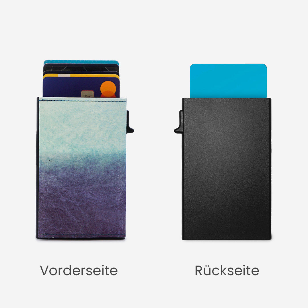 Paprcuts RFID Alu Kartenetui Blue Lagoon Tyvek