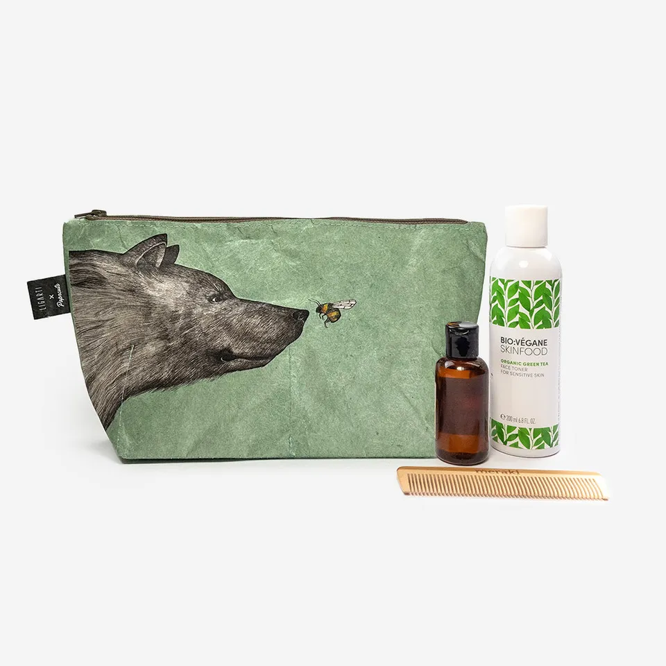 Paprcuts Kulturbeutel Die Begegnung Waschtasche vegan 28cm