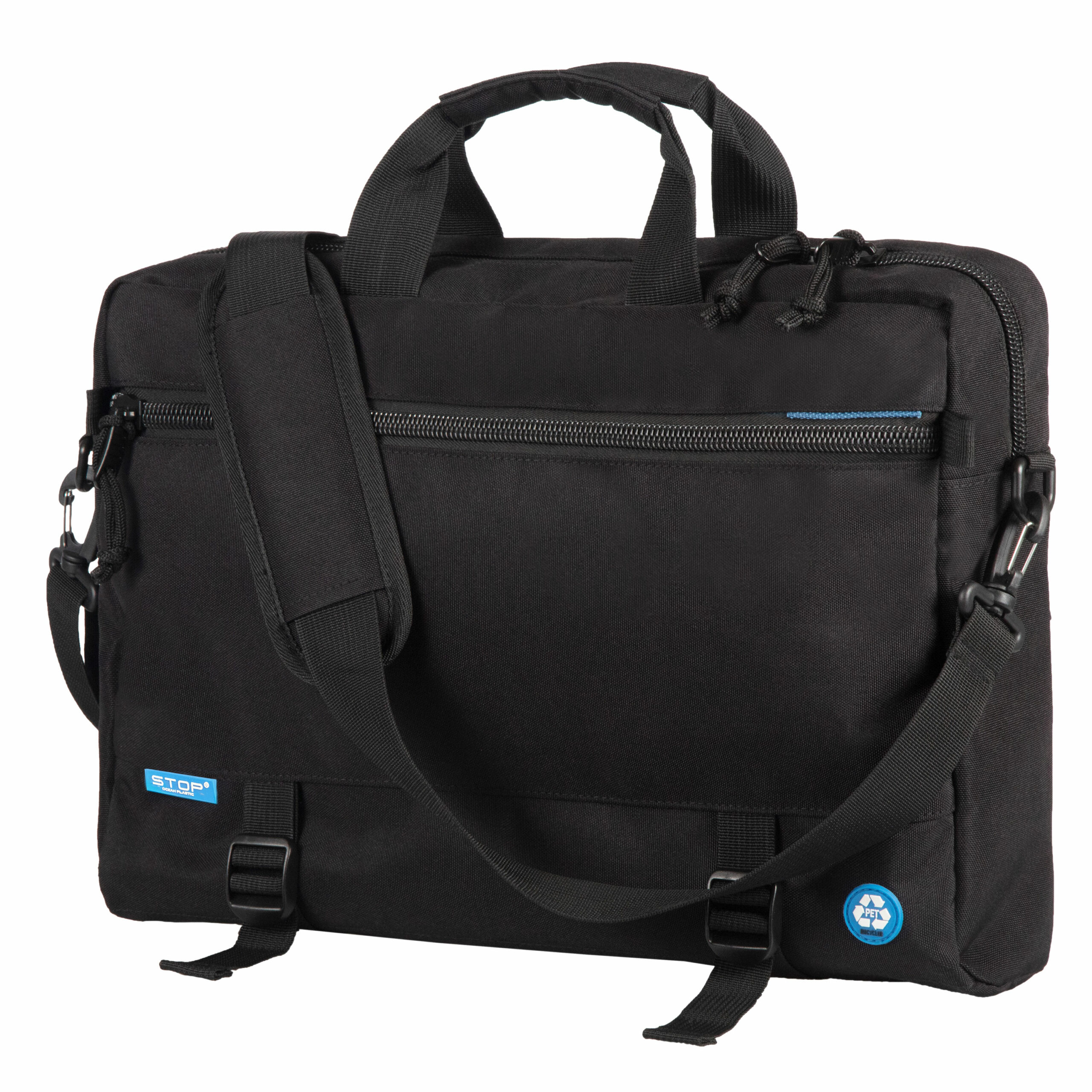 Alumaxx Barbados RPET 3-in-1 Laptoptasche Schwarz 15,6 Zoll