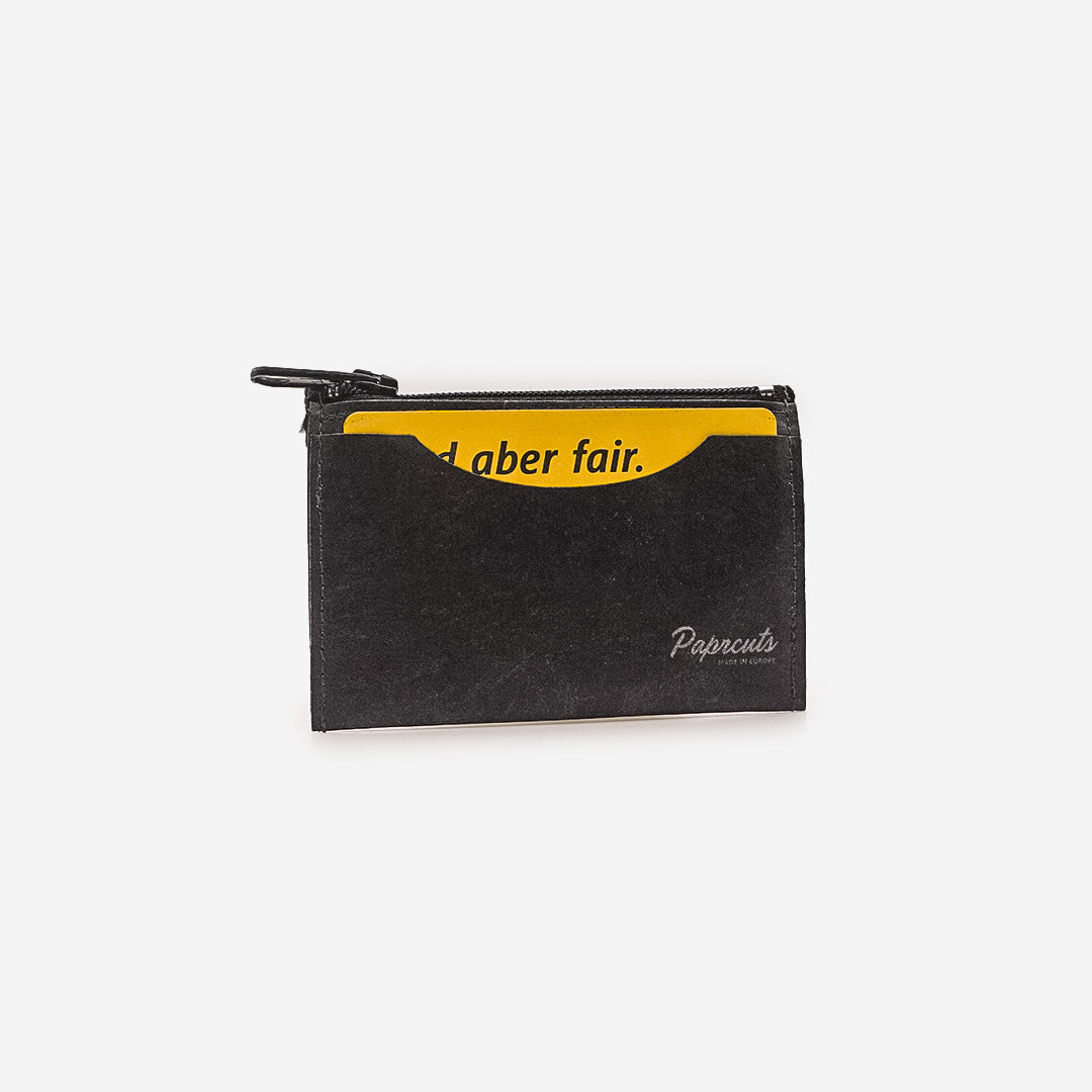 Paprcuts Münzbörse Just Black Münzbeutel RFID schwarz