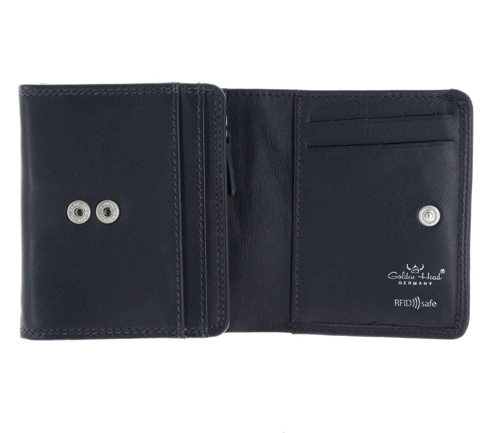 Golden Head Polo 3335 RV-Börse Marineblau Rindsleder RFID