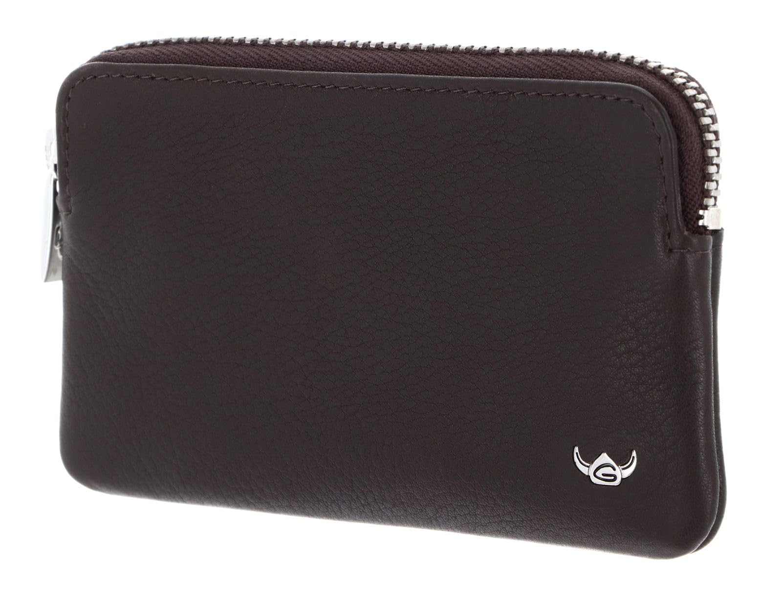 Golden Head Capri Zipped Key Case Schlüsselmäppchen Schwarz Leder