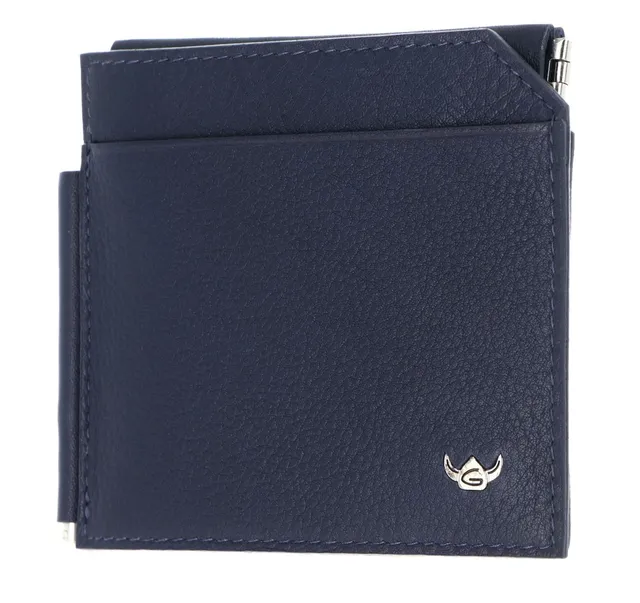 Golden Head Capri 1960 Geldklammer Blau Leder