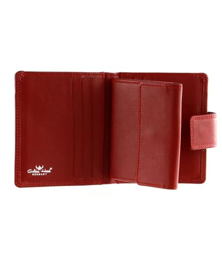 Golden Head Polo Schlüsseltasche rot Leder Riegel 9 cm
