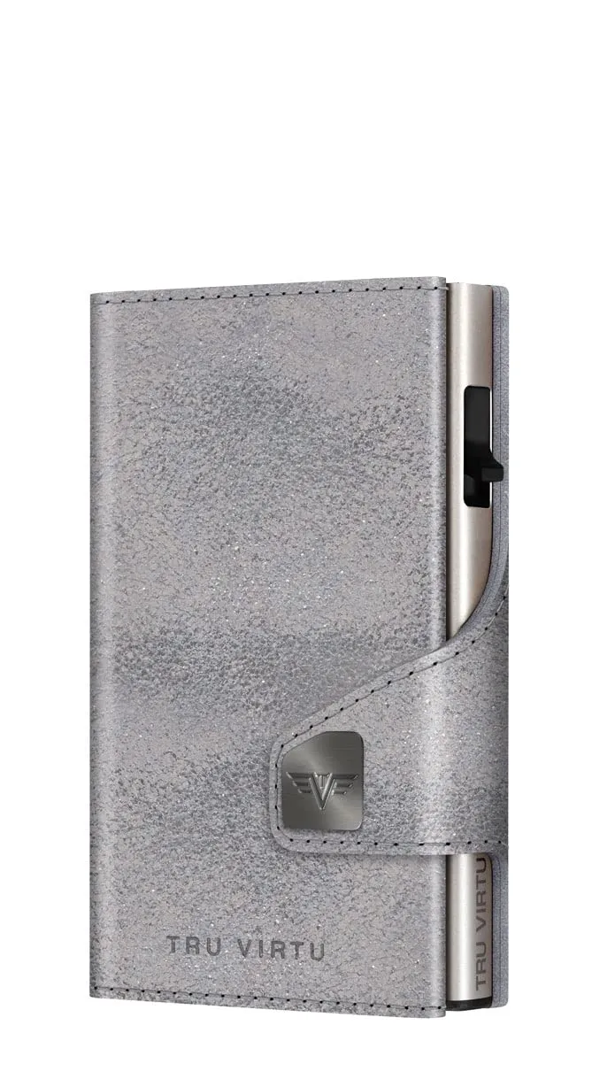 Tru Virtu Click & Slide Wallet Kartenetui Glitter RFID