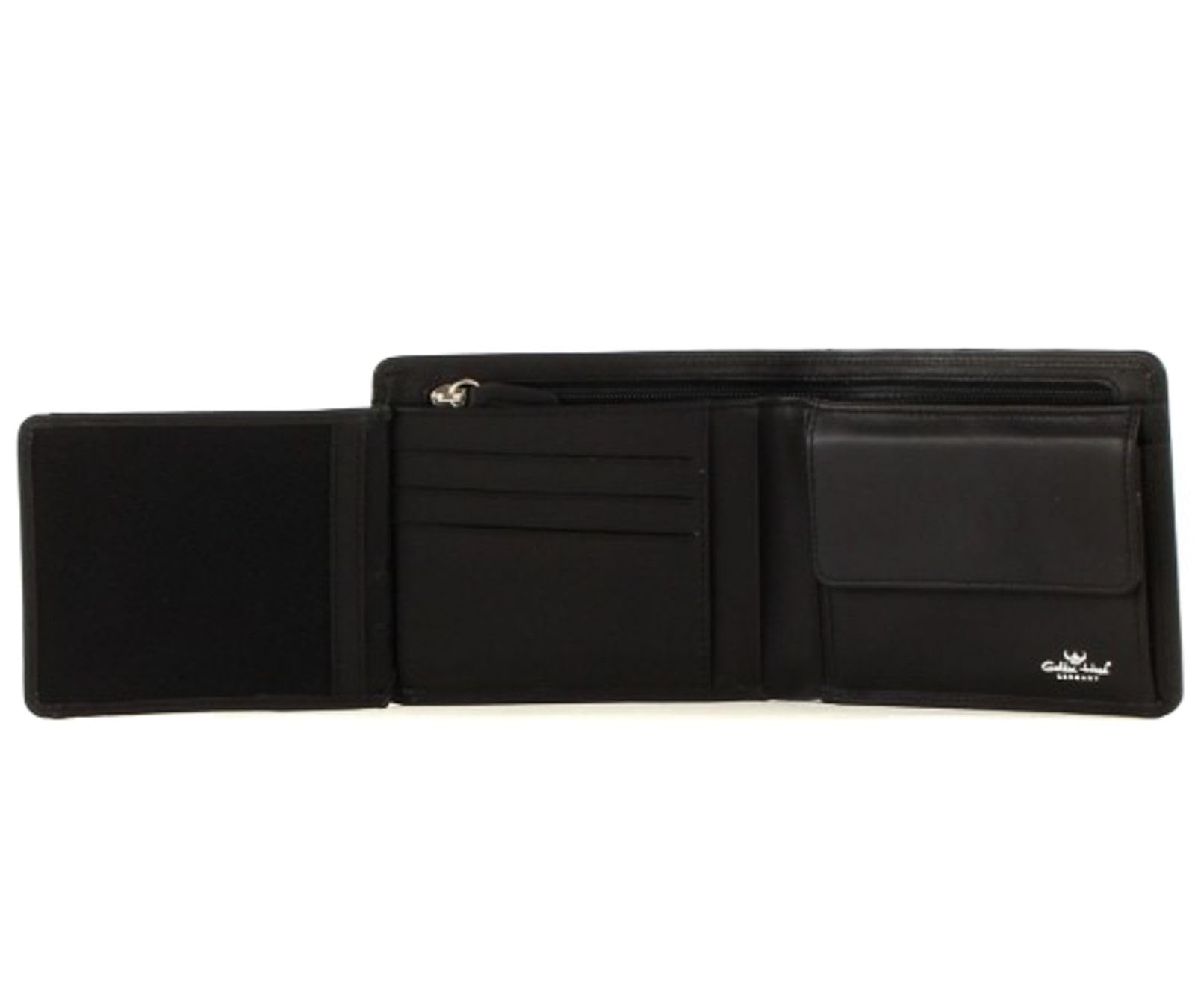 Golden Head Polo Scheintasche Geldbörse 12 cm schwarz Leder