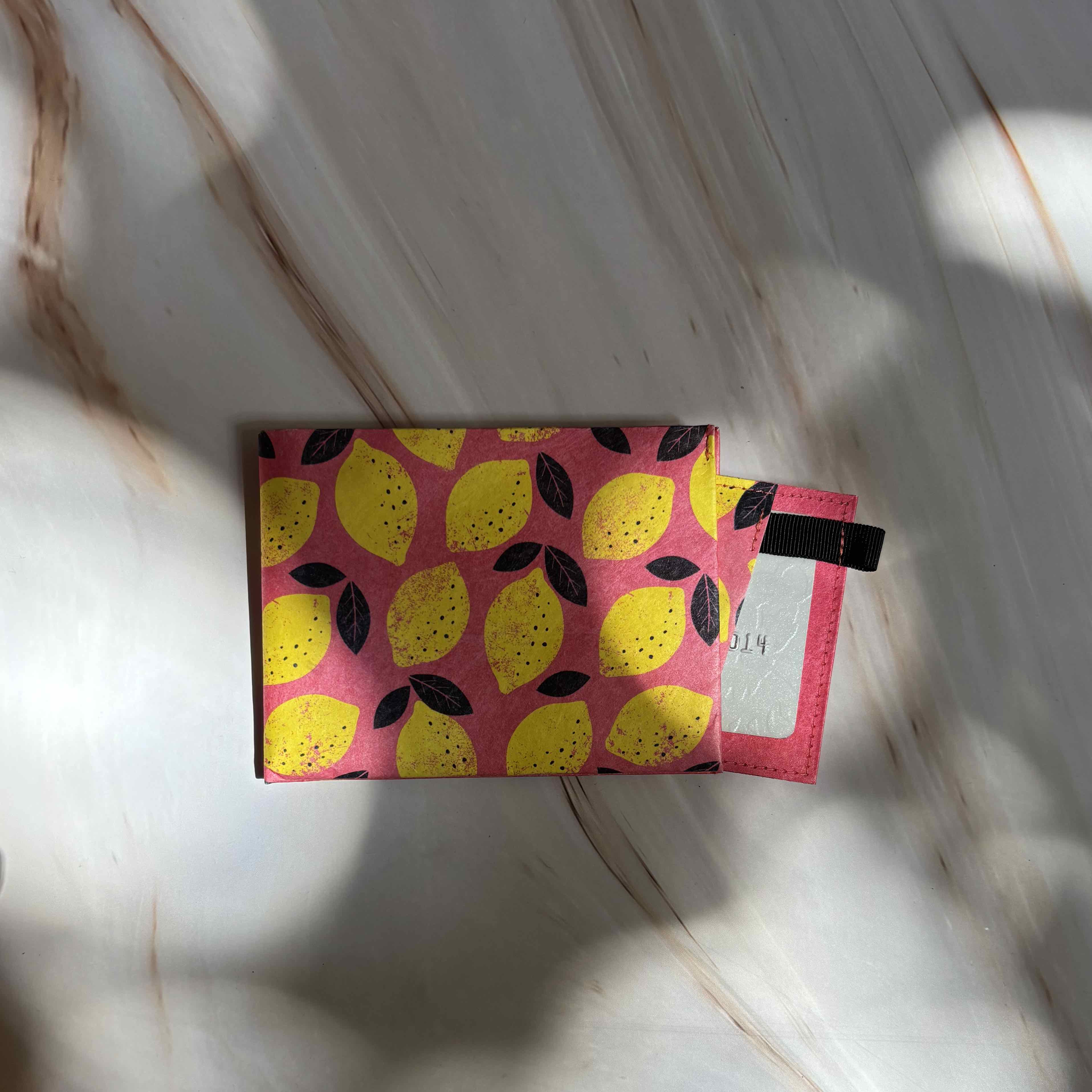 Paprcuts RFID PRO Pink Lemon Portemonnaie rosa Tyvek RFID