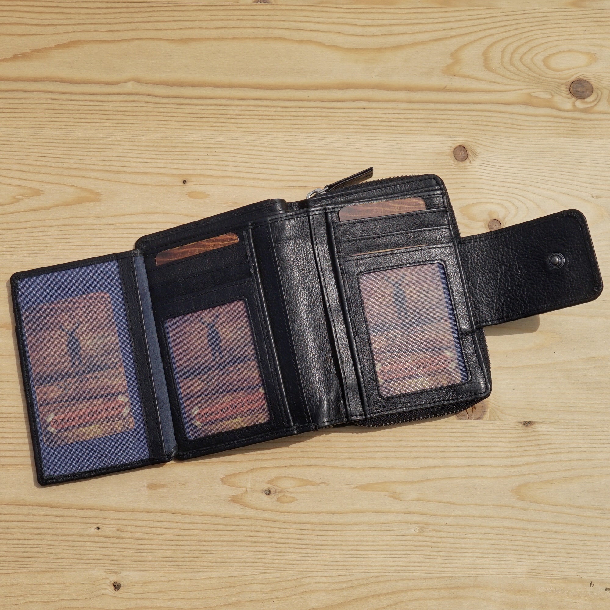 Jack Kinsky Livorno 511 Damengeldbörse Schwarz 17 Karten
