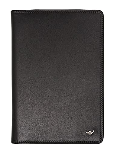 Golden Head Polo Brieftasche 16 cm schwarz Querformat Leder