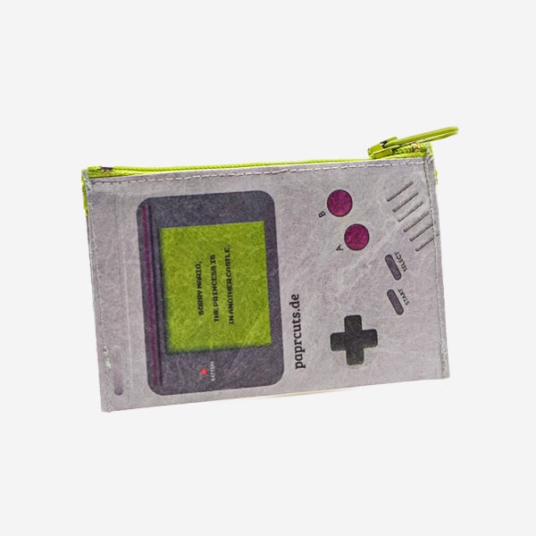 Paprcuts Münzbörse Game Boy Münzbeutel RFID grau