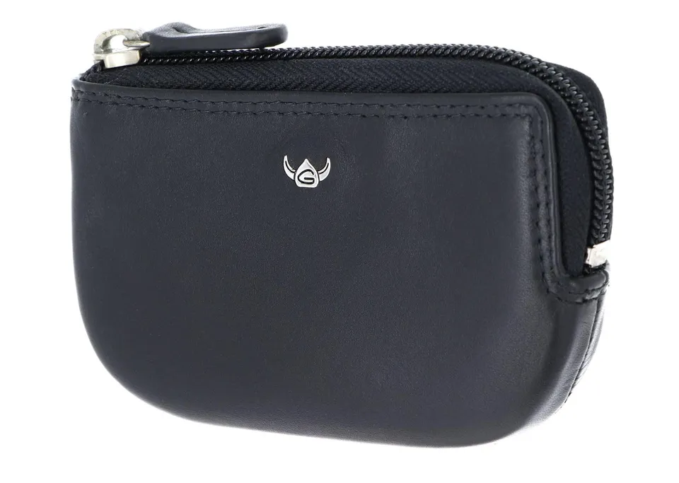 Golden Head Polo 5106 Schlüsseletui Schwarz Rindsleder mit Kartenfach