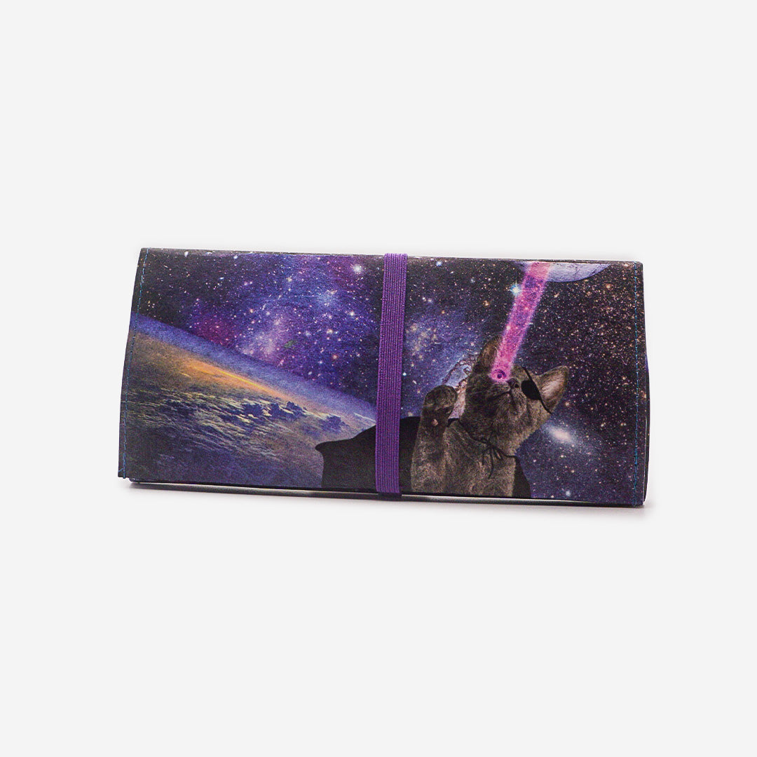 Paprcuts Tabakbeutel Laser Cats Tabaktasche schwarz vegan