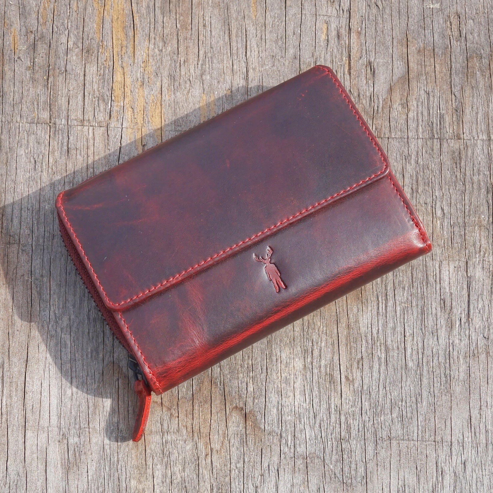 Jack Kinsky Risör 512 Damenbörse Cognac 17 Karten