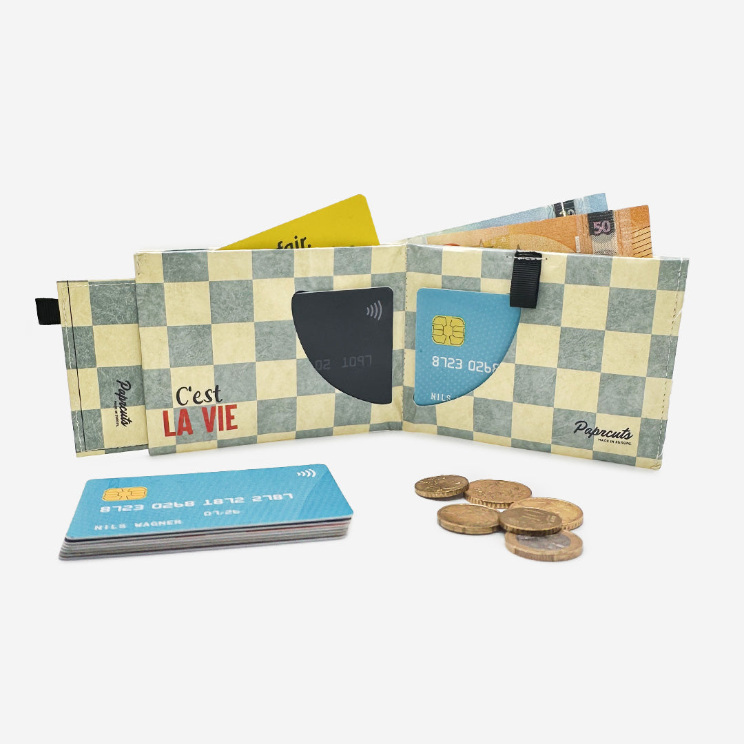 Paprcuts RFID PRO Wallet C'est la vie Portemonnaie RFID-Schutz