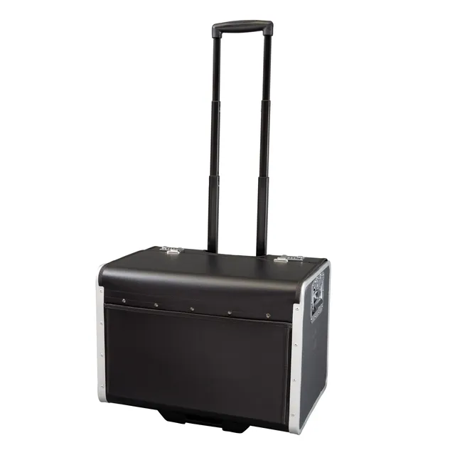 Alumaxx Parma Aktenkoffer schwarz Trolley Zahlenschloss