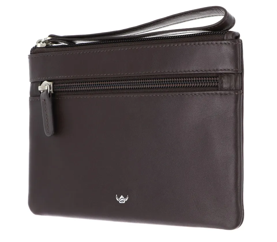 Golden Head Polo 4075 Handytasche Dunkelbraun RFID Leder