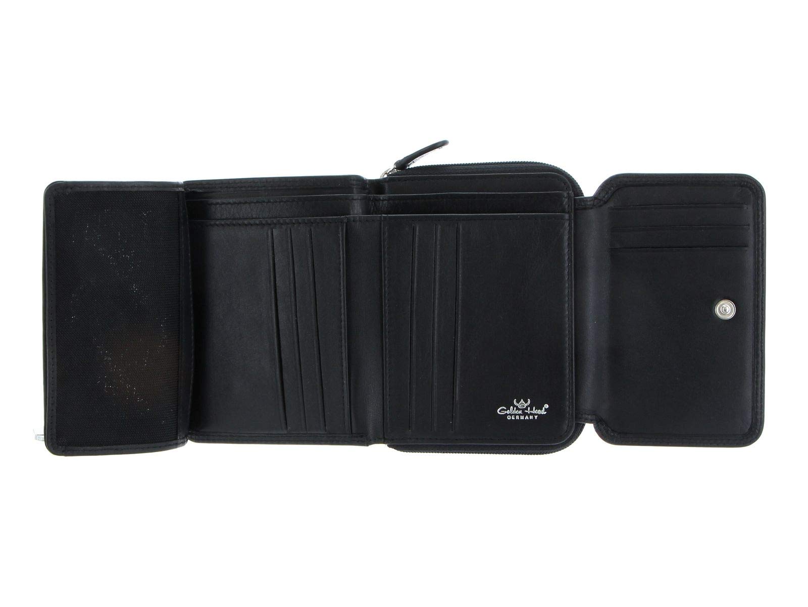 Golden Head Polo RV-Börse 11 cm Schwarz Rindleder