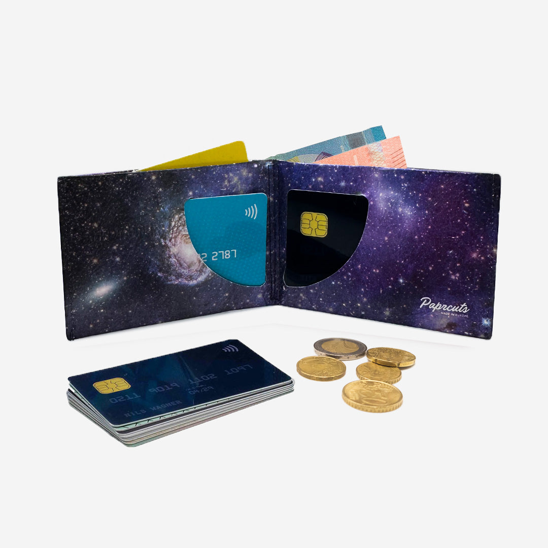 Paprcuts RFID Wallet Laser Cats Portemonnaie RFID Münzfach