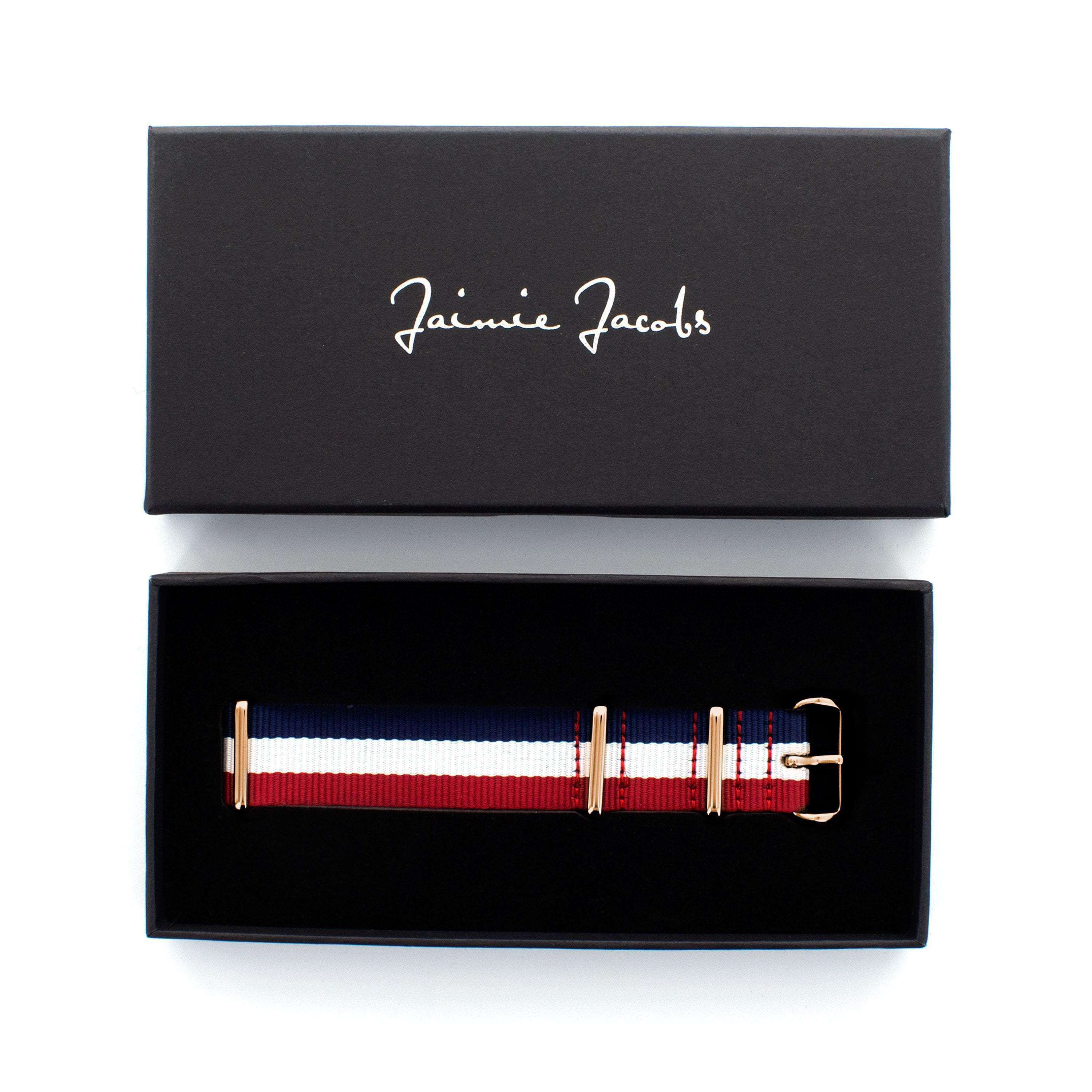 Jaimie Jacobs Maxvorstadt Uhrenarmband 20mm Silber
