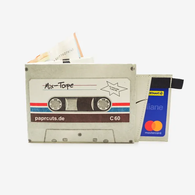 Paprcuts RFID PRO Wallet Mixtape Portemonnaie beige RFID