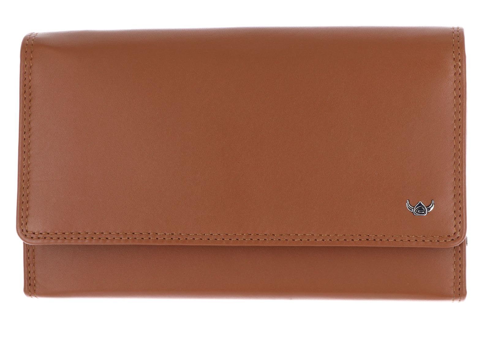 Golden Head Polo 2801 Bügelbörse Cognac RFID Leder