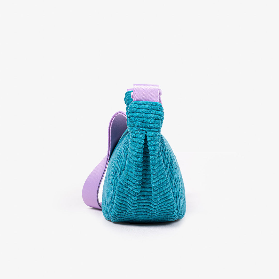 Paprcuts Valencia Roundbag Cord Petrol Violet vegan