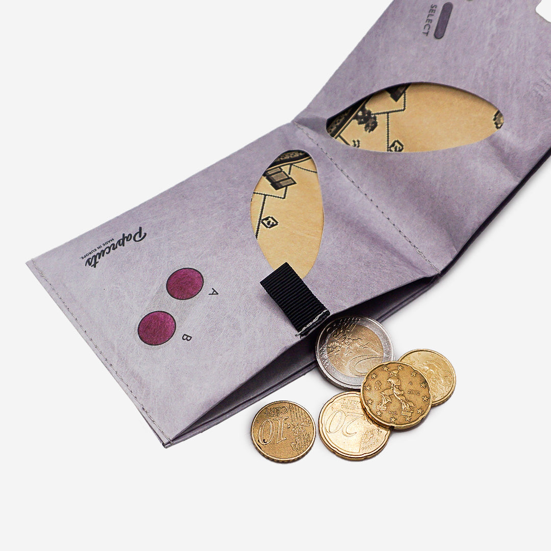 Paprcuts RFID PRO Wallet Game Boy Portemonnaie grau RFID