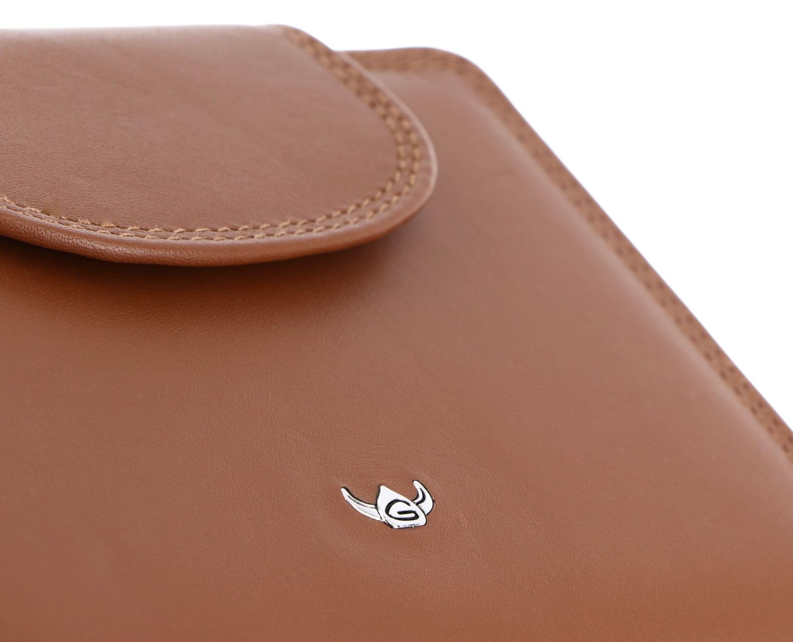 Golden Head Polo 1237 Geldbörse Leder Cognac RFID Münzfach
