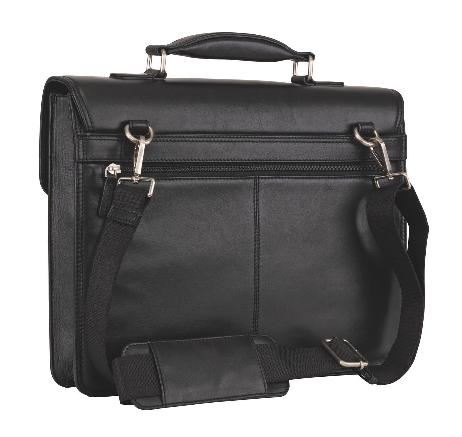 Golden Head Polo Aktentasche schwarz Rindsleder Laptop