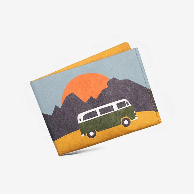 Paprcuts RFID Wallet Vanlife Portemonnaie Tyvek vegan