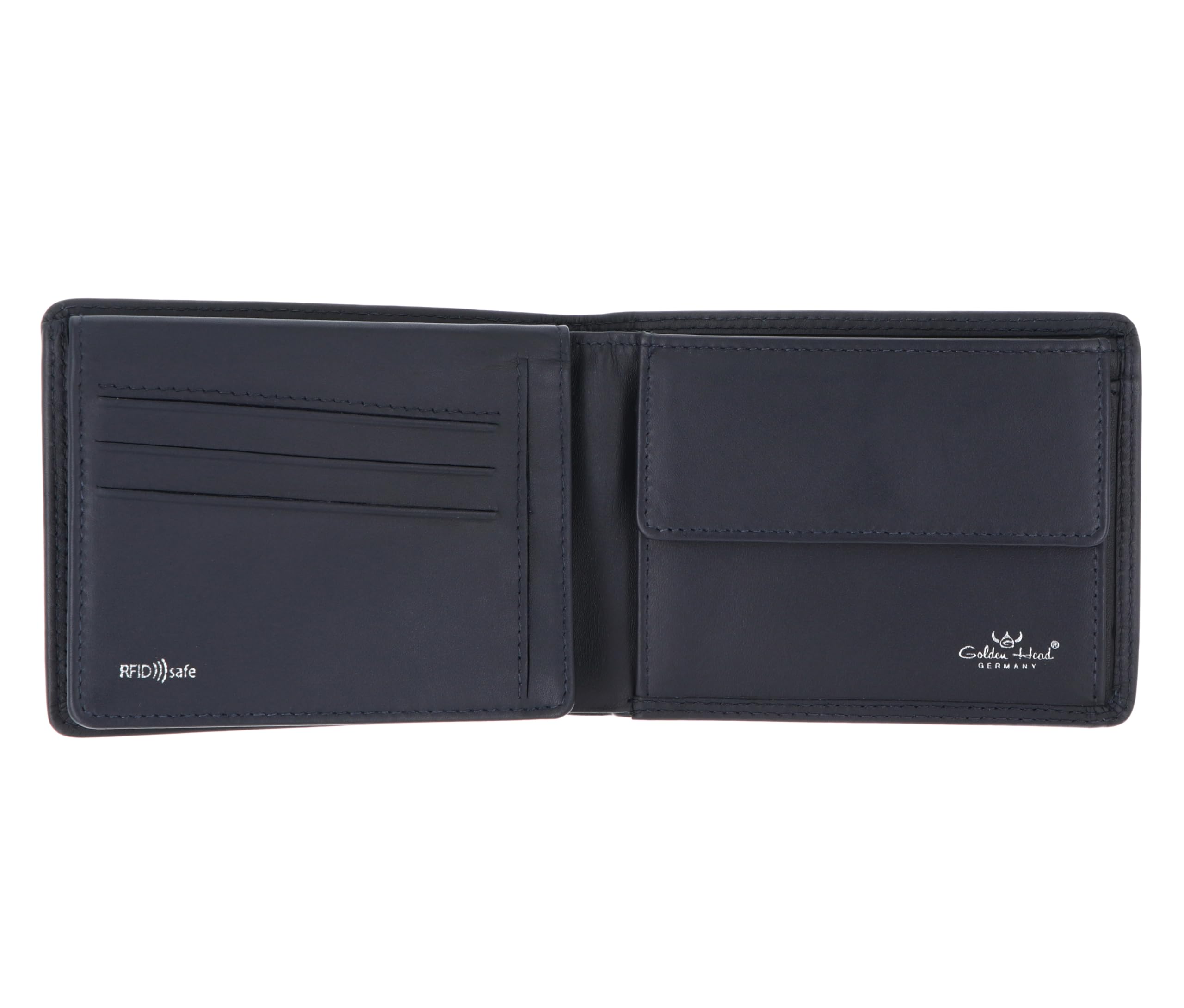 Golden Head Polo 1339 Geldbörse Marineblau RFID Leder