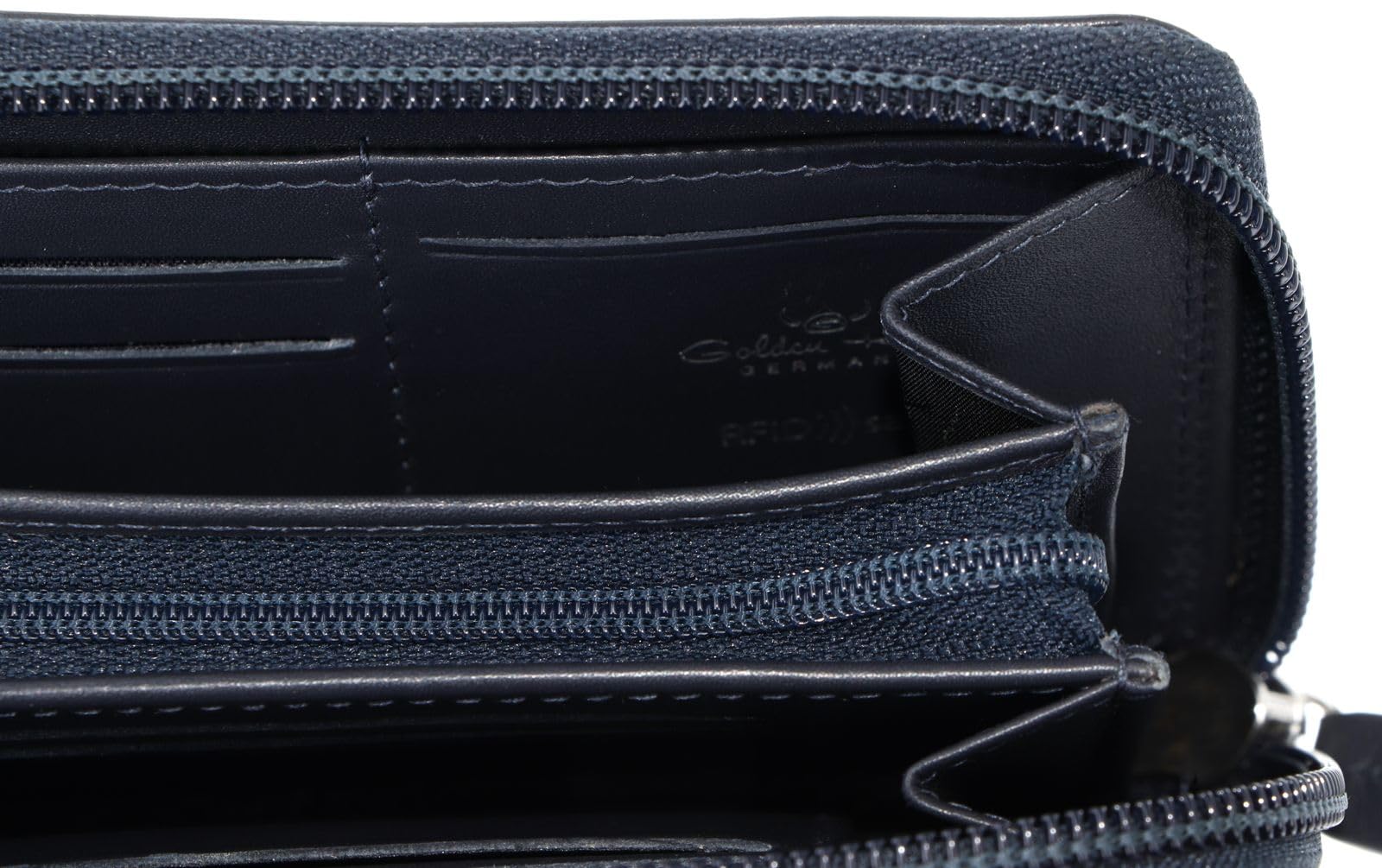 Golden Head Polo 2804 Geldbörse Marineblau RFID Leder