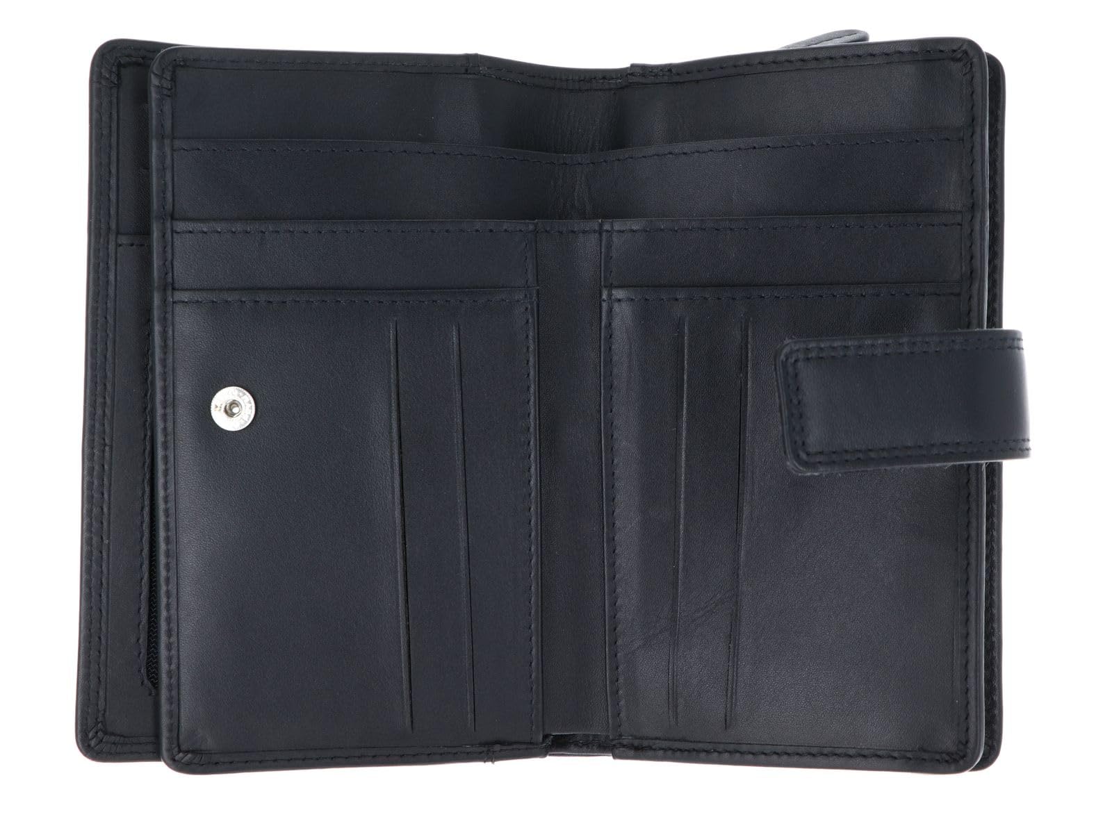 Golden Head Polo 2800 Damenbörse Schwarz RFID Leder