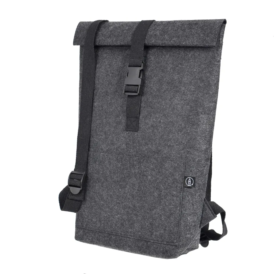 Alumaxx Rolltop-Rucksack RPET 17,3 Zoll Laptopfach